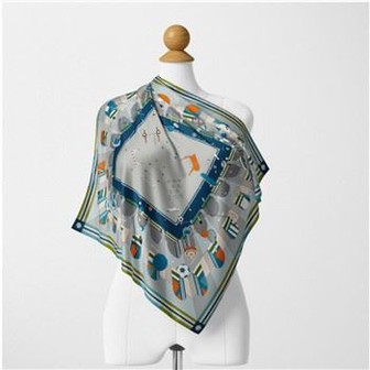 Φουλάρια μουσουλμανικής ψηφιακής εκτύπωσης μεταξωτά χιτζάμπ